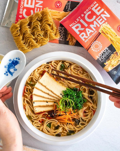 Lotus Foods Brown Rice Miso Ramen Cup – Convenient Single-Serve Lunch for Late Study Sessions and Break Room Pick-Me-Ups