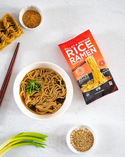Lotus Foods Brown Rice Miso Ramen Cup – Convenient Single-Serve Lunch for Late Study Sessions and Break Room Pick-Me-Ups