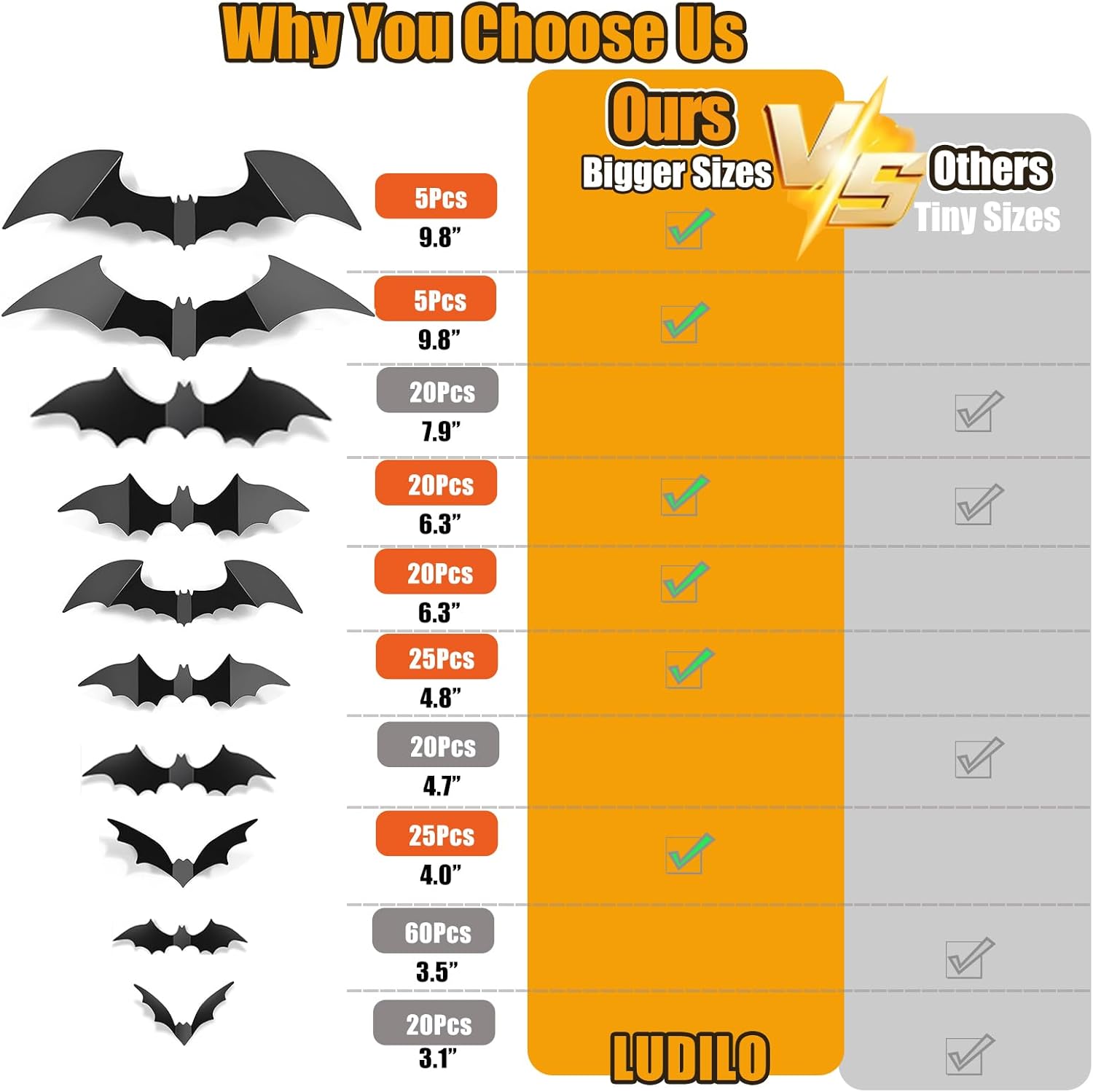 LUDILO Spooky Bat Wall Décor – Child-Friendly Carnival Decoration for School Gym