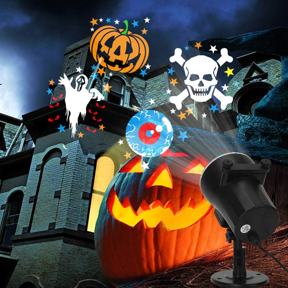 Lumaflair AuraGlow Child-Friendly Light – Flame-Free Holiday Projector for Kids Bedroom and Family Room
