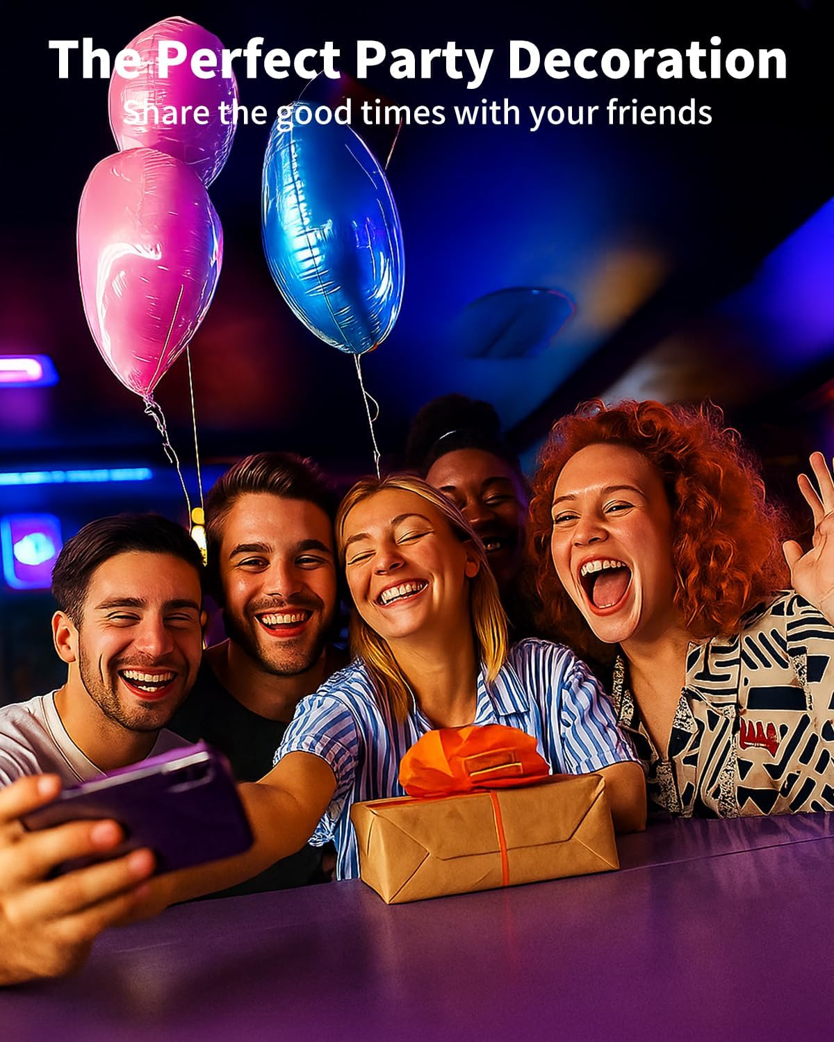 Lumify 100FT Music-Sync LED Lights – Fun 9th Birthday Gift for Girls, Best Friend Present, and Back-to-School Dorm Glow-Up Idea