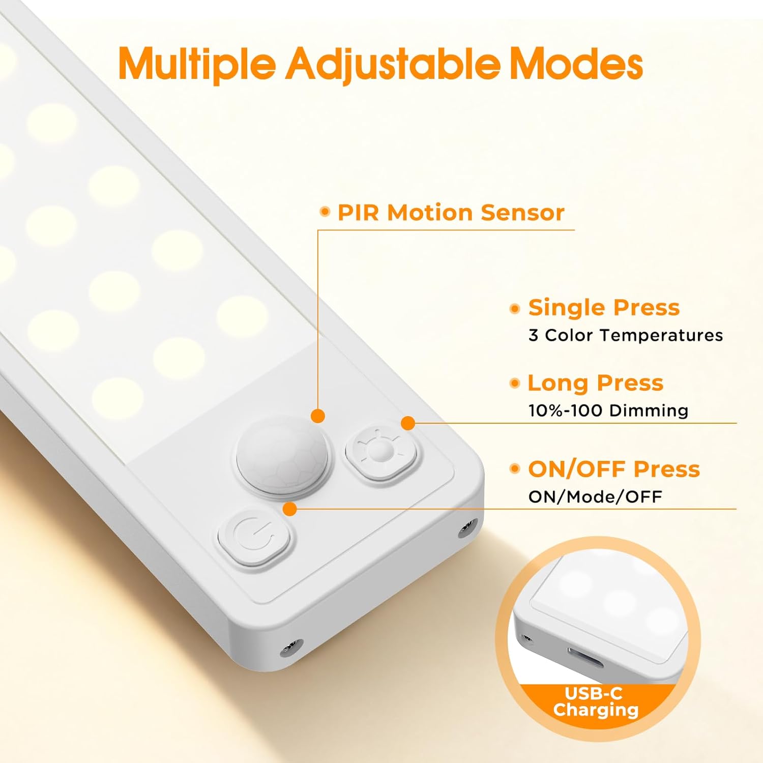 LuminBeam Wireless Picture Light – Living Room Aesthetic Lighting for Collectibles and Curios, No Visible Cords