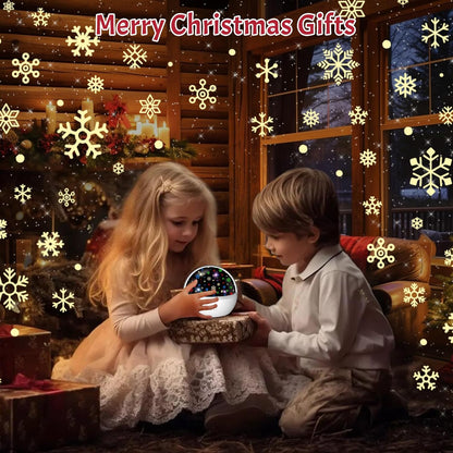 LuminoCrib Quiet LED Projector Lamp – Soothing Warm Light Therapy for Children Who Fear the Dark