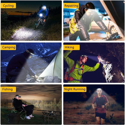 LuminWear Headlamp – 230° Wide Beam for Spotters, Walkers and Late-Night Commutes