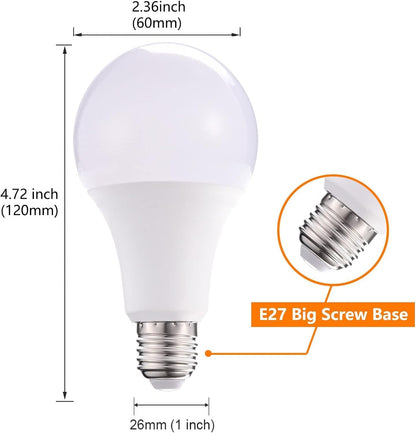 LuminWick LED Mood Bulb – Outdoor Dining and Deck Ambient Light with Remote Control and Memory Function