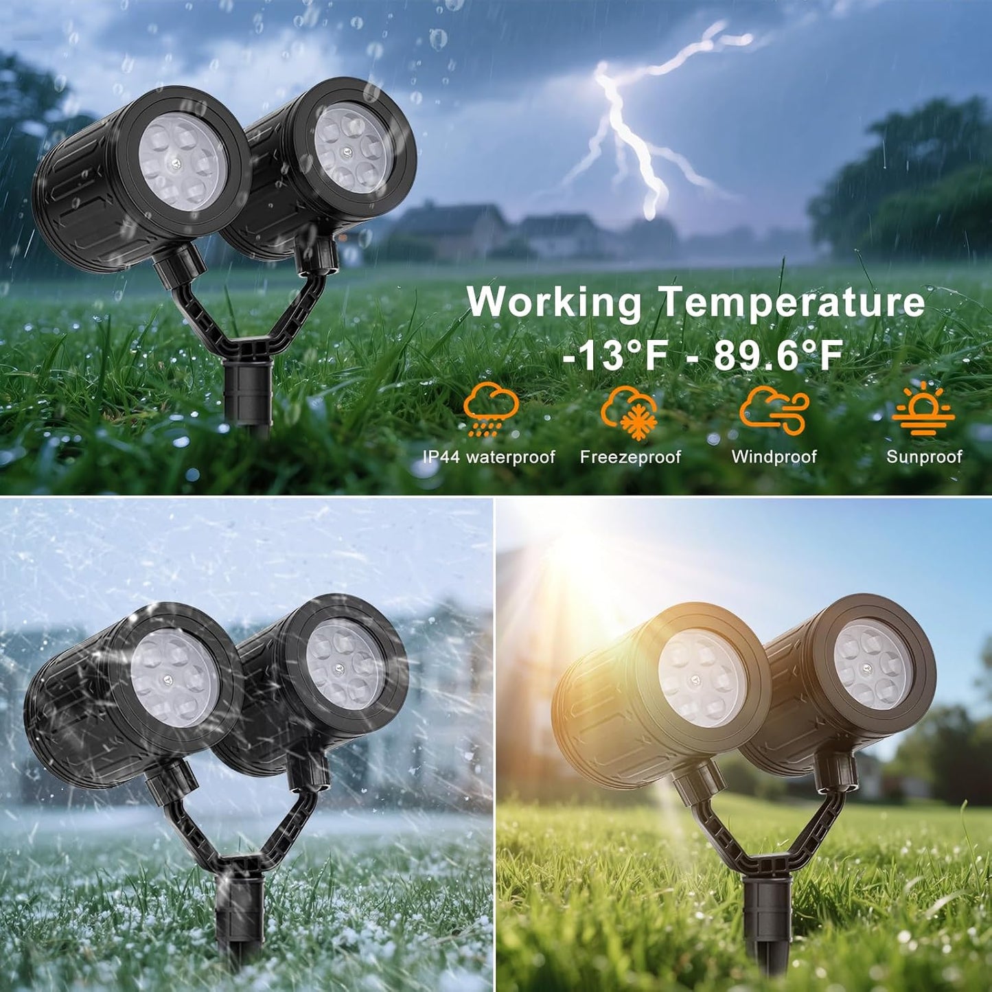 LUMIORA WinterGlow Snowflake Projector – Worry-Free Overnight Display with Auto Timer and Overheat Protection