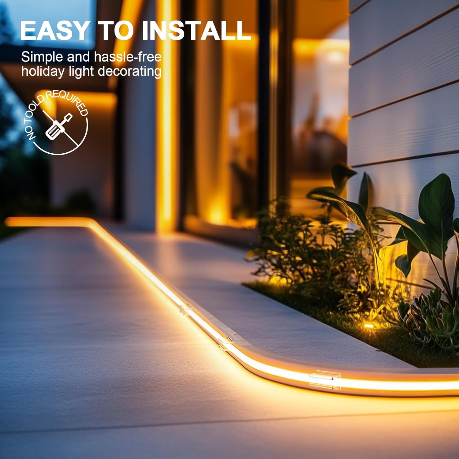 Lumistrip Clear Neon Light Mounting Kit - Thoughtful Gift for Renters and Apartment Dwellers
