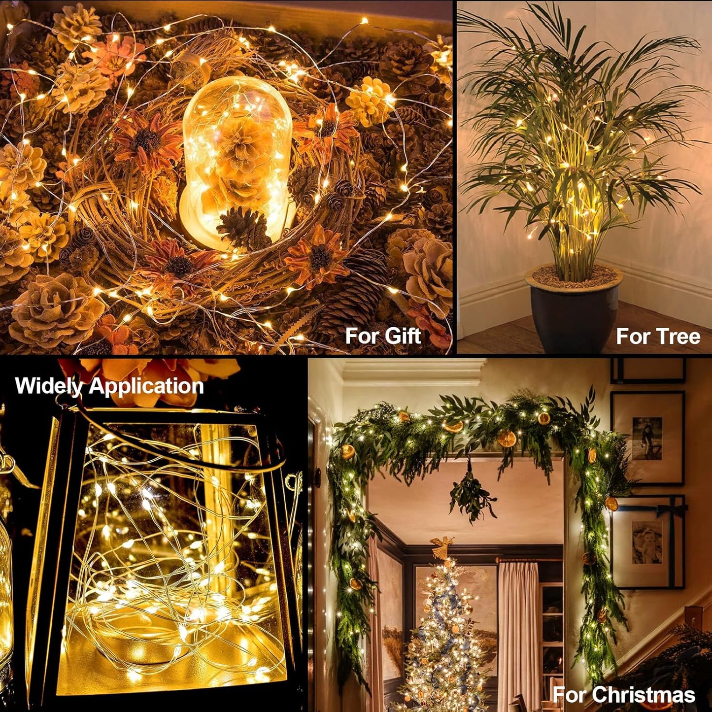 Lumoonity Copper Wire Lights – Valentine's Day Gift for Her, Romantic Bedroom Ambiance
