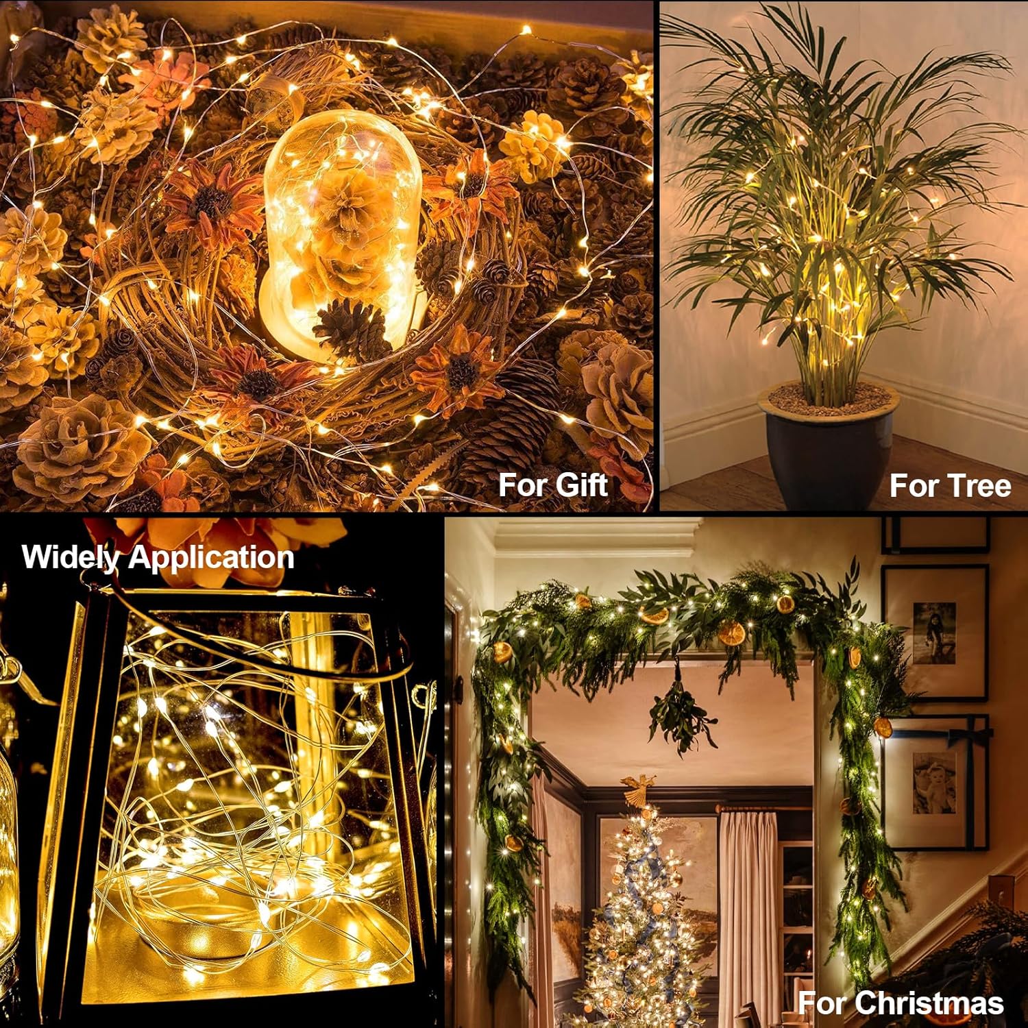 Lumoonity Copper Wire Lights – Valentine's Day Gift for Her, Romantic Bedroom Ambiance