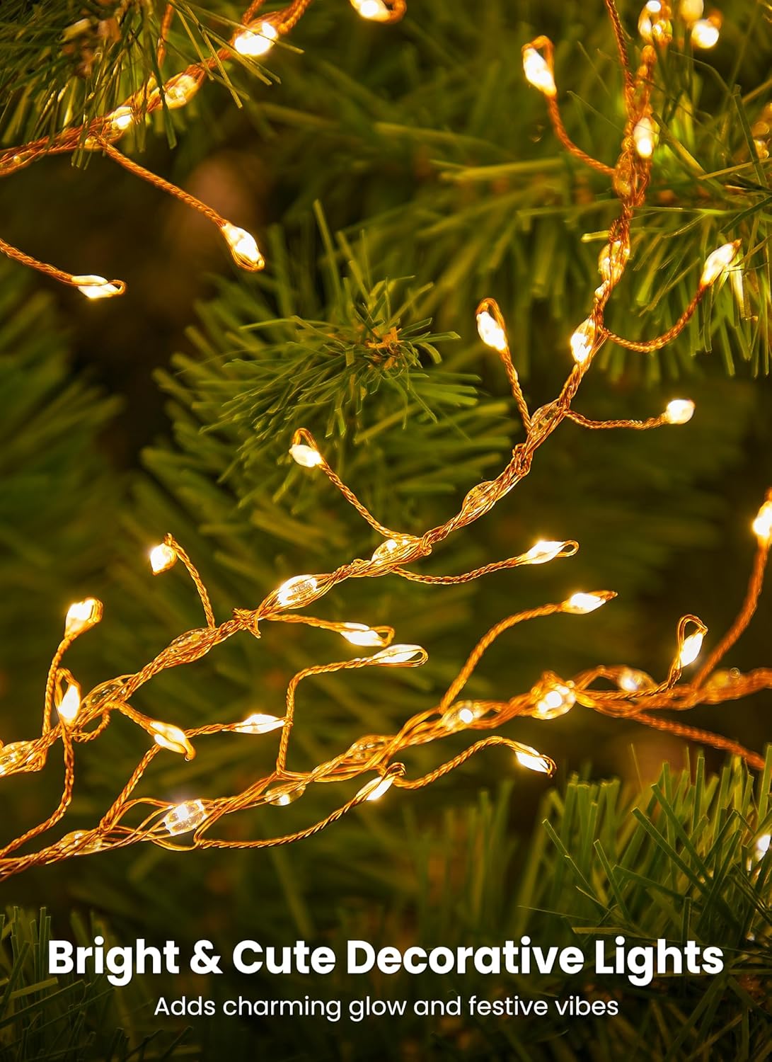 Lumoonos Twinkle String Lights – Affordable Holiday Gift for Mom and Women Who Love Cozy Decor