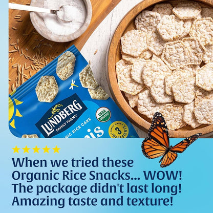 Lundberg Organic Rice Cake Minis – Healthy Gift Basket Addition for Health-Conscious Friends, Vegan