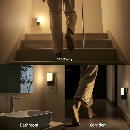 Lyridz Motion Activated Night Light – Simple Stepless Dimming for Intentional, Uncluttered Living Spaces, 2 Pack