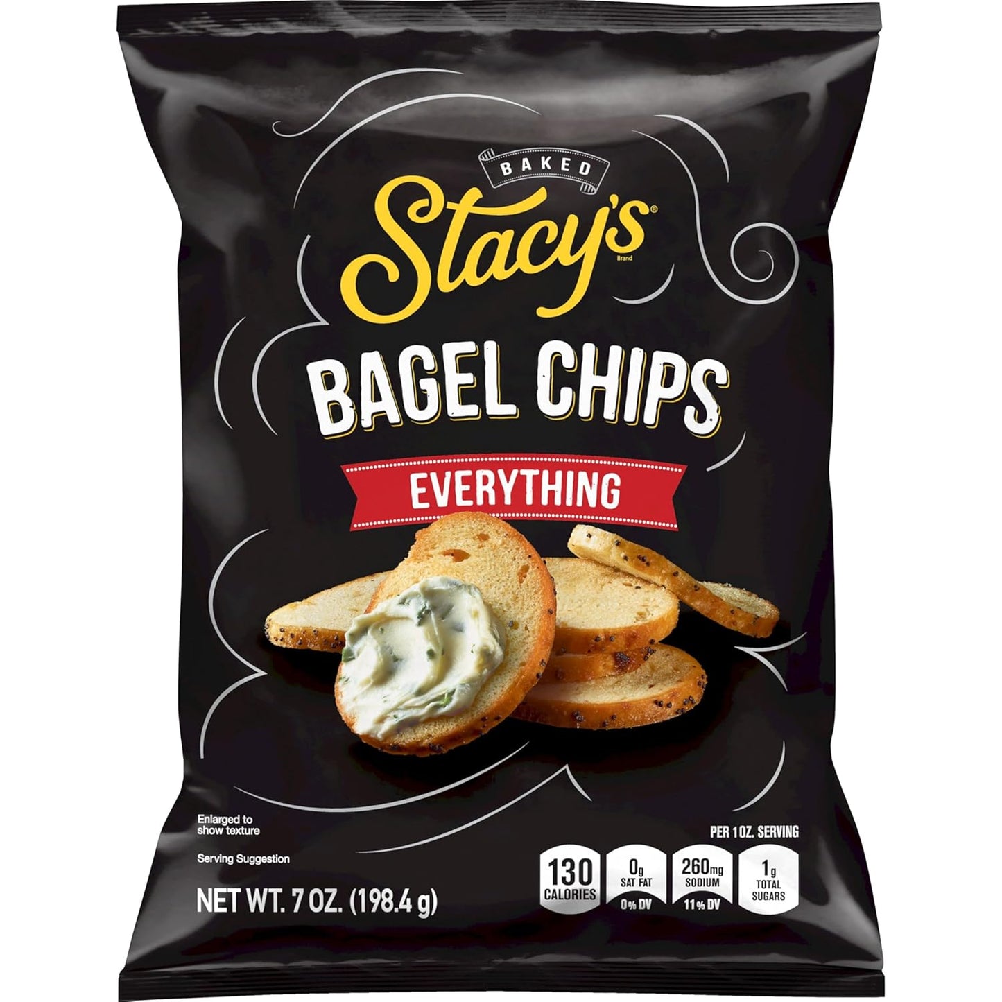 made from real pita bread and baked (not fried)
