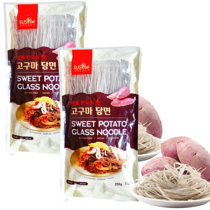 made from sweet potato starch and water only — minimal clean-ingredient formulation