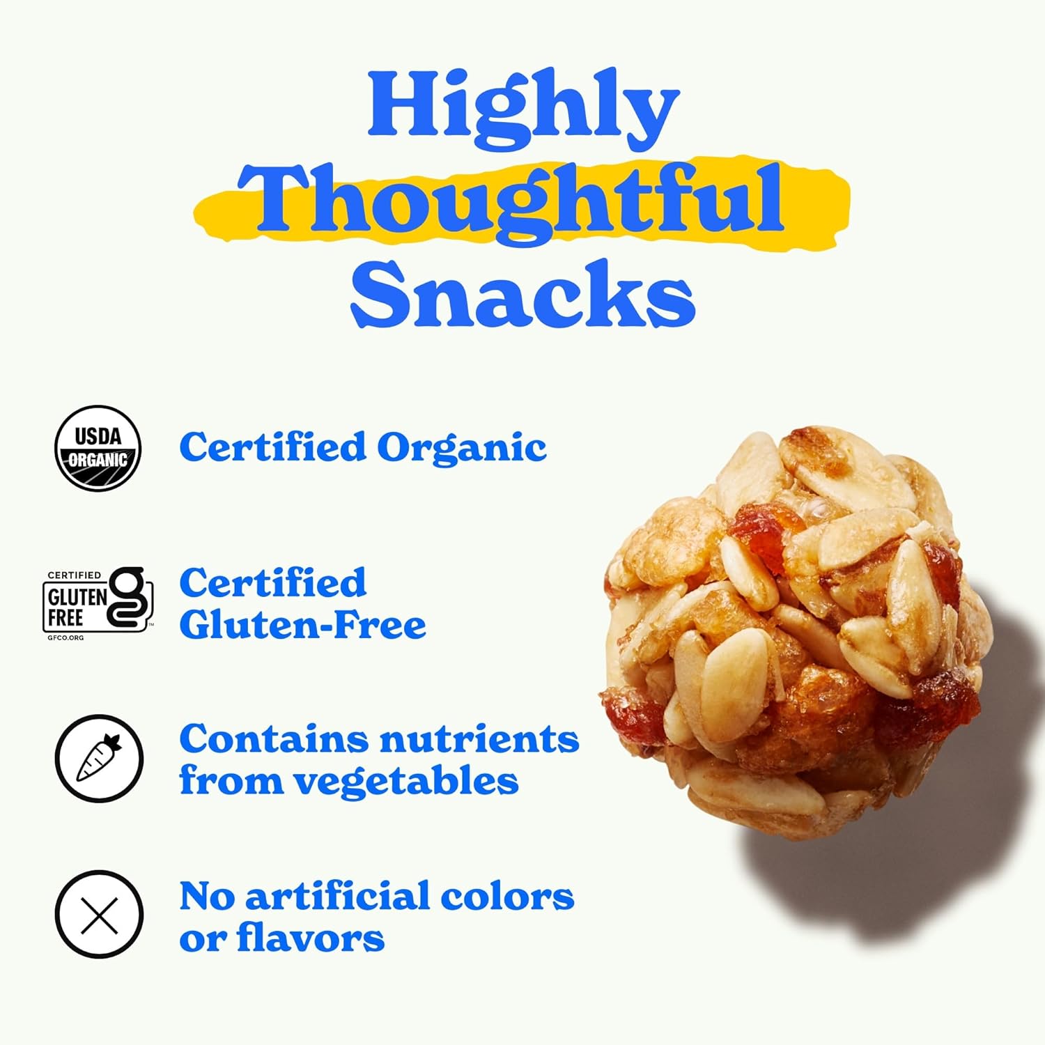 MadeGood Organic Granola Bites – Trusted Allergy-Friendly Snack for Classrooms and Field Trips, Vegan and Gluten-Free