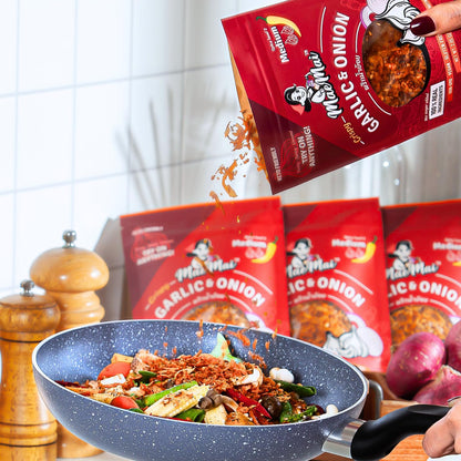 MaeMai Medium Spice Thai Chili Seasoning Crunch - Ready-to-Give Holiday Gift for the Cook Who Has Everything, Vegan & Keto