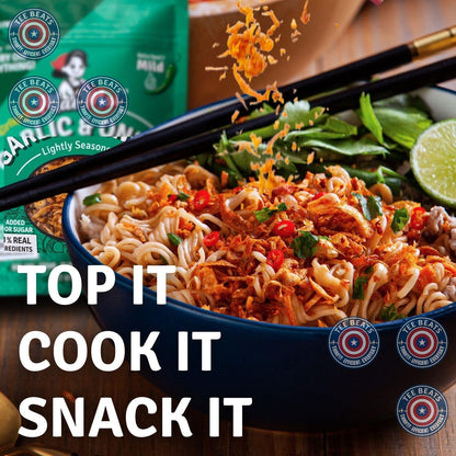 MaeMai MILD Spice – Streamlined Garlic Crisps for Less-Is-More Cooking, Non-Oily Rice Crunch