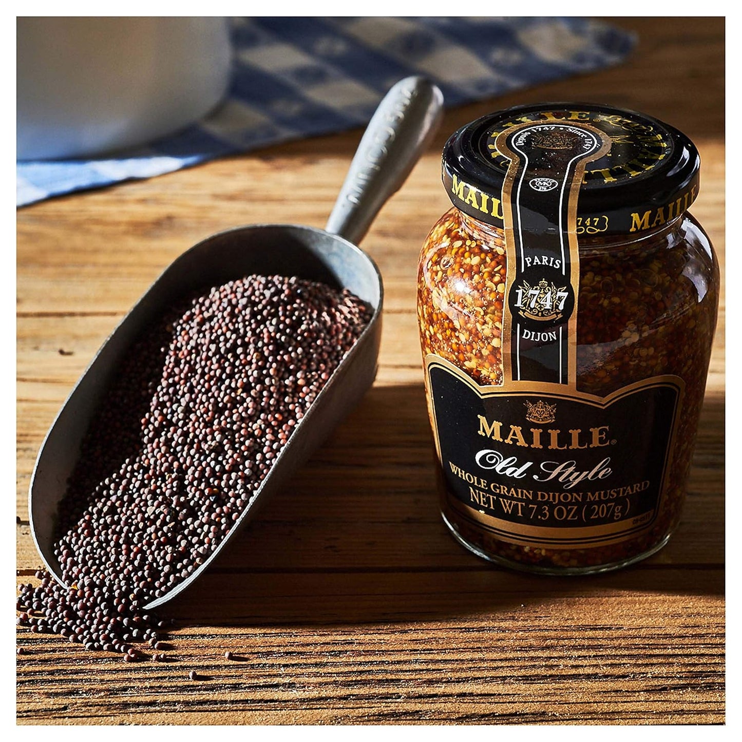 Maille Mustard Old Style – Heritage French Connoisseur's Mustard, Bold Flavor for Fine Entertaining