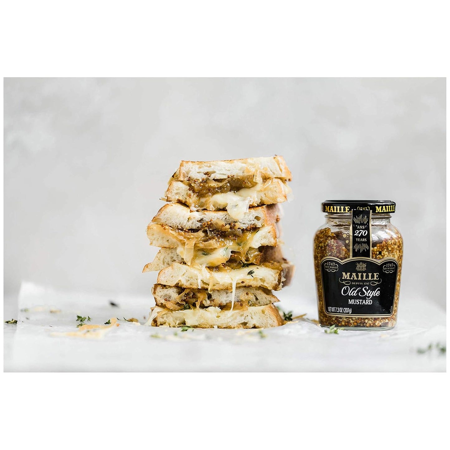 Maille Mustard Old Style – Heritage French Connoisseur's Mustard, Bold Flavor for Fine Entertaining