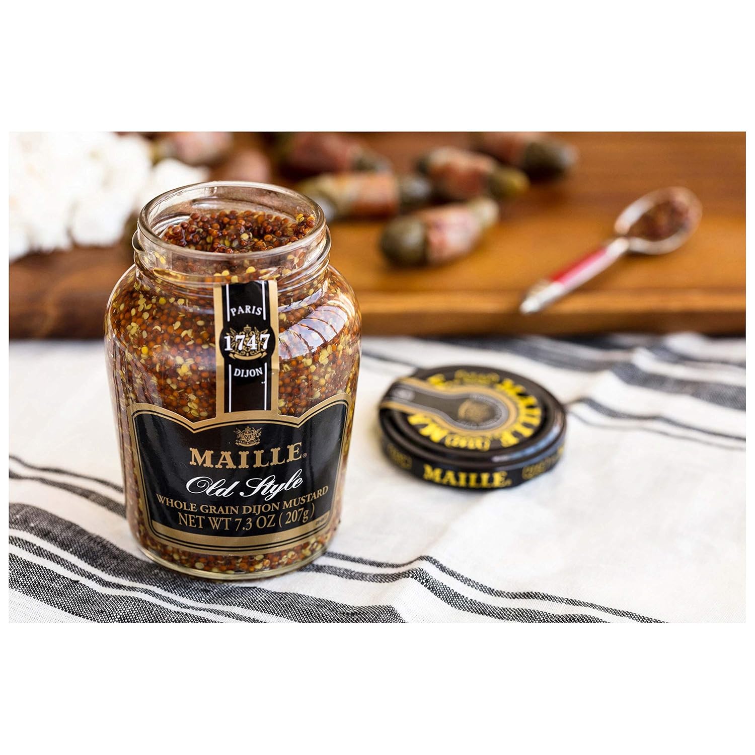 Maille Mustard Old Style – Heritage French Connoisseur's Mustard, Bold Flavor for Fine Entertaining
