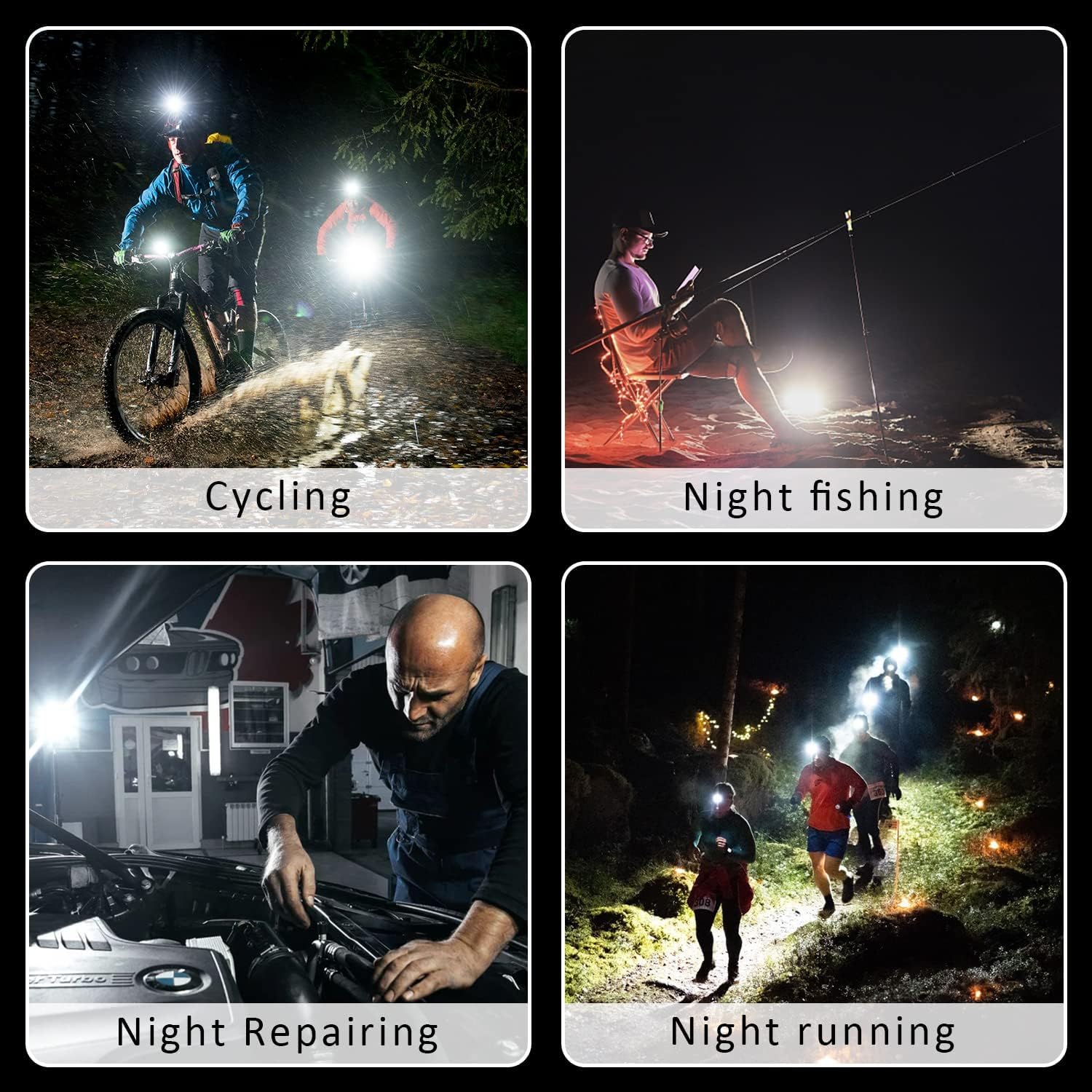 MAKDAK Magnetic LED Flashlight – Hands-Free Camp Lantern Alternative for Tent and Campsite