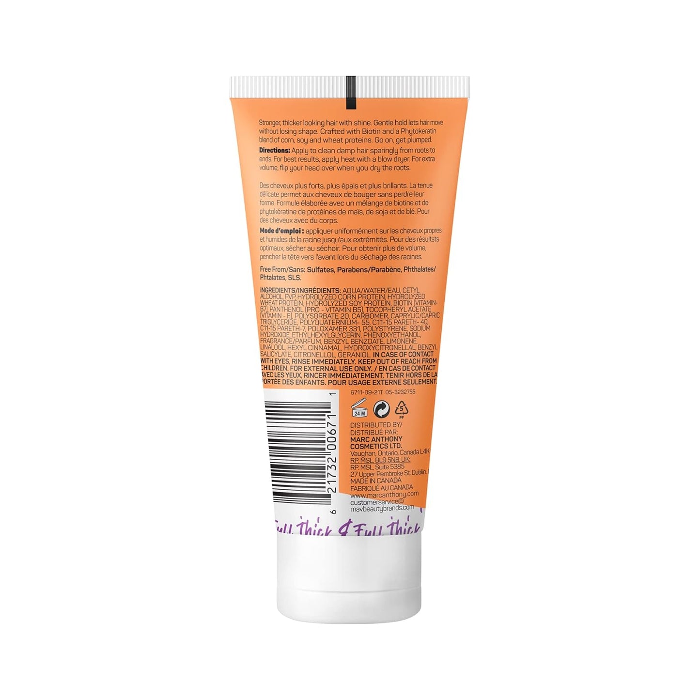 Marc Anthony Volumizing Hair Cream for Fine Hair - Simple Biotin Formula for the Intentional, Less-Is-More Beauty Routine