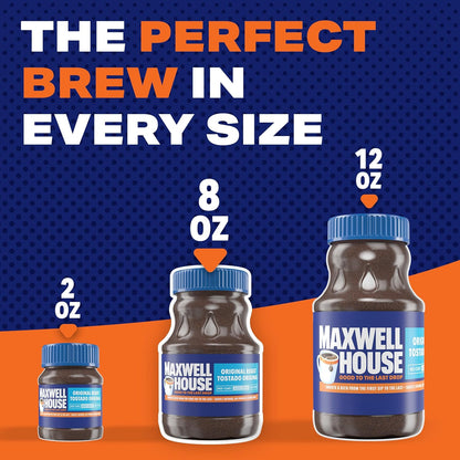 Maxwell House Breakfast Blend Mild Roast Ground Coffee, 38.8 oz Canister – Hostess Gift for Event Hosts Stocking Large Quantities