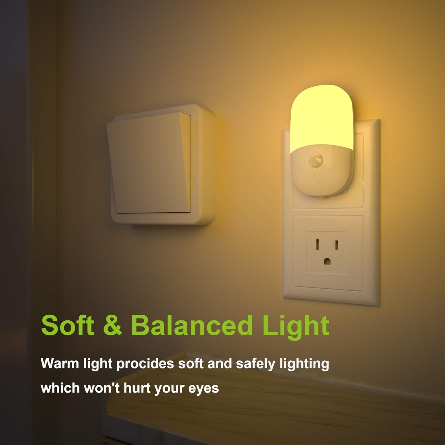 MAZ-TEK Plug in Night Light – Practical Birthday Gift for Mom, Grandma, and Elderly Loved Ones