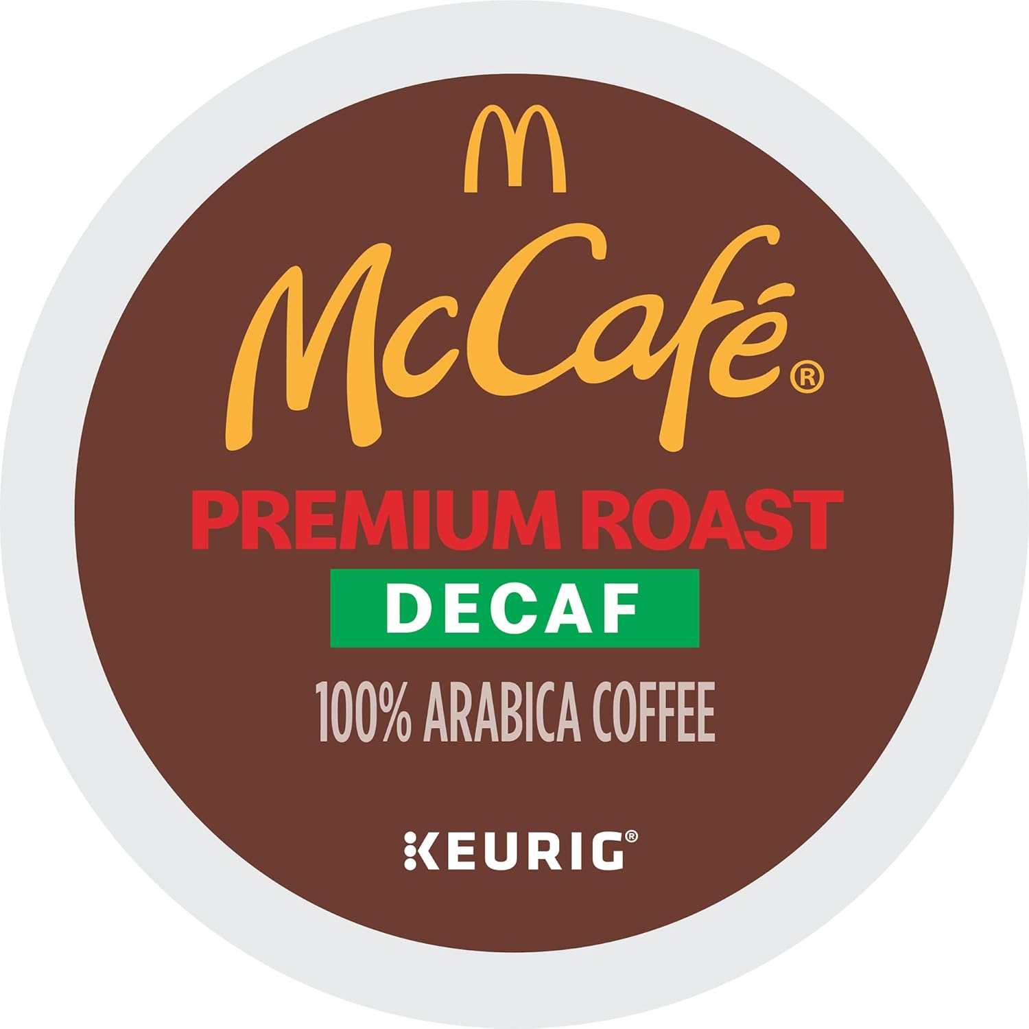 McCafe Decaf Keurig Single Serve Pods – Cozy Holiday Gift for Mom Who Loves Evening Coffee, 32 Count Medium Roast