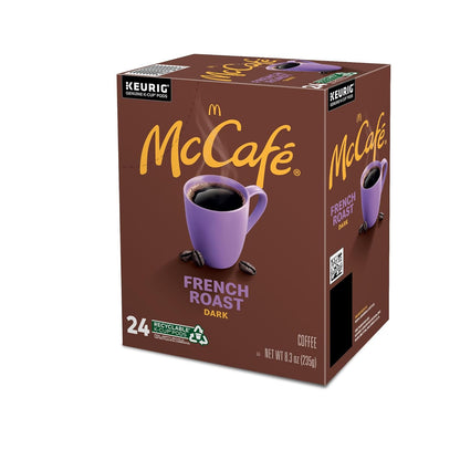 McCafe French Roast K-Cup Pods Holiday Gift for Coffee Lover, Bulk Dark Roast Coffee for Family Stocking Stuffer