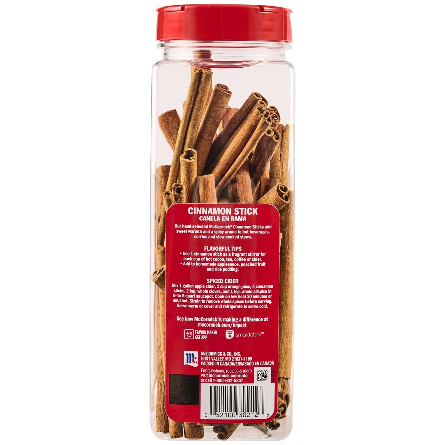 McCormick Cinnamon Sticks – Holiday Gift Basket Essential for Friends Who Cook and Entertain