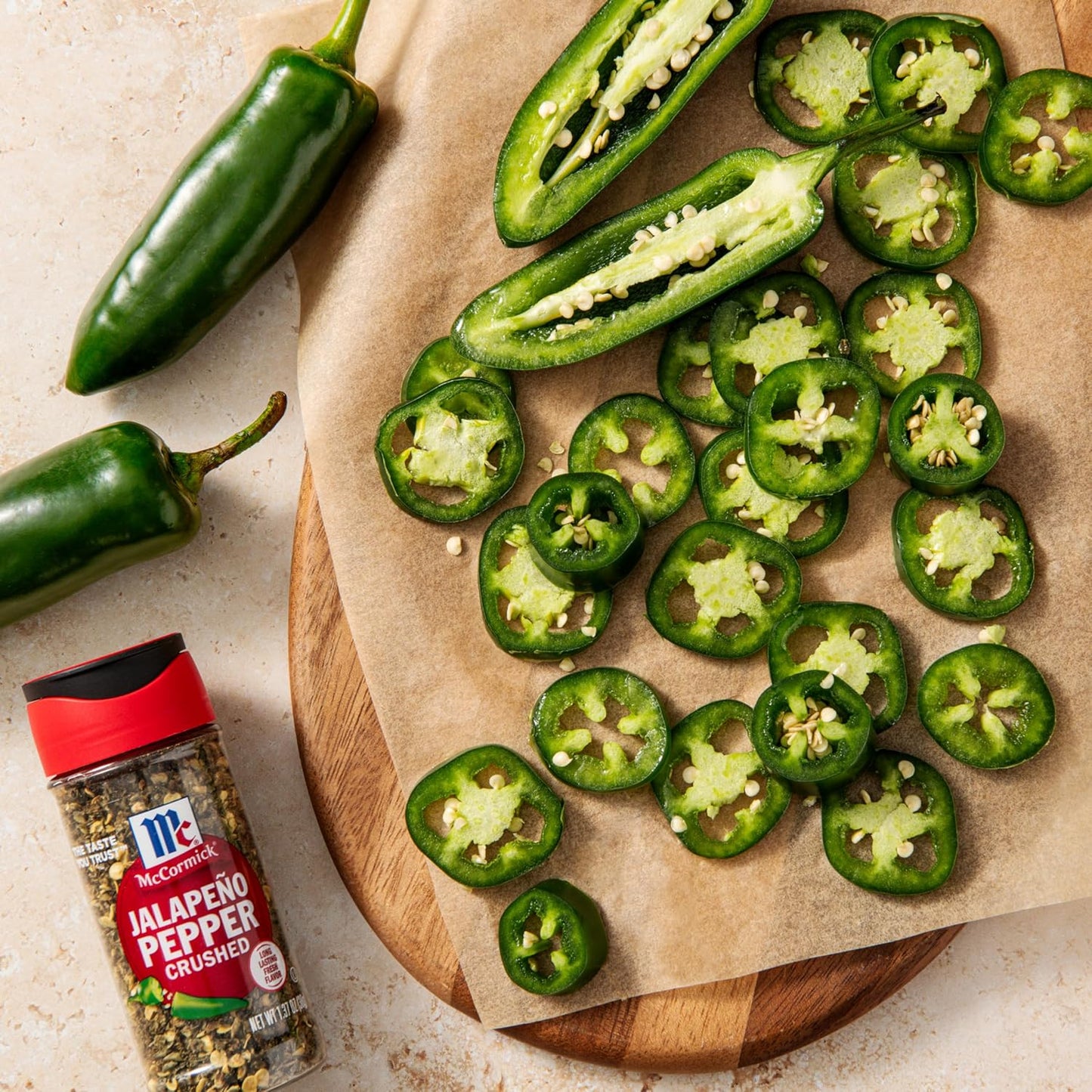 McCormick Crushed Jalapeño Pepper, 1.37 oz — Practical Holiday Gift for Spice Lovers, Pack-of-1 or Pack-of-2 Options