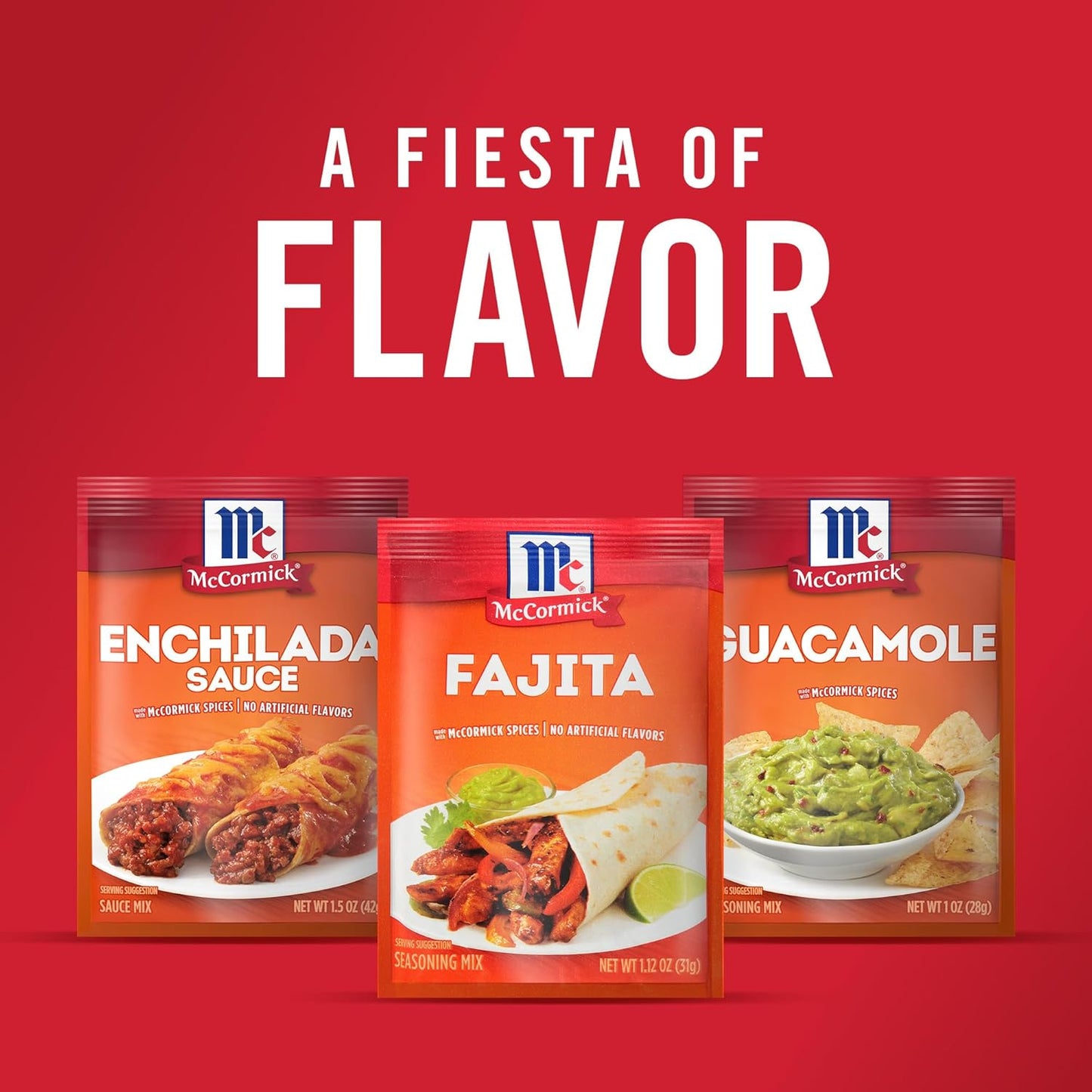 McCormick Fajita Seasoning Mix – Parent Approved Stovetop Dinner Packet for Kid Friendly Tex-Mex Meals