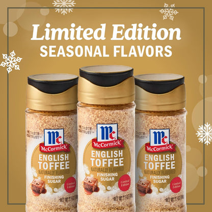 McCormick Finishing Sugar – Secret Santa & Valentine's Day Gift Idea, Multi-Flavor Limited Edition Sprinkle