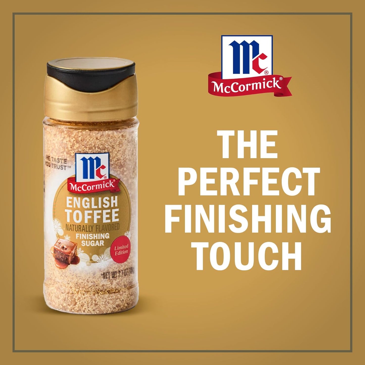 McCormick Finishing Sugar – Secret Santa & Valentine's Day Gift Idea, Multi-Flavor Limited Edition Sprinkle
