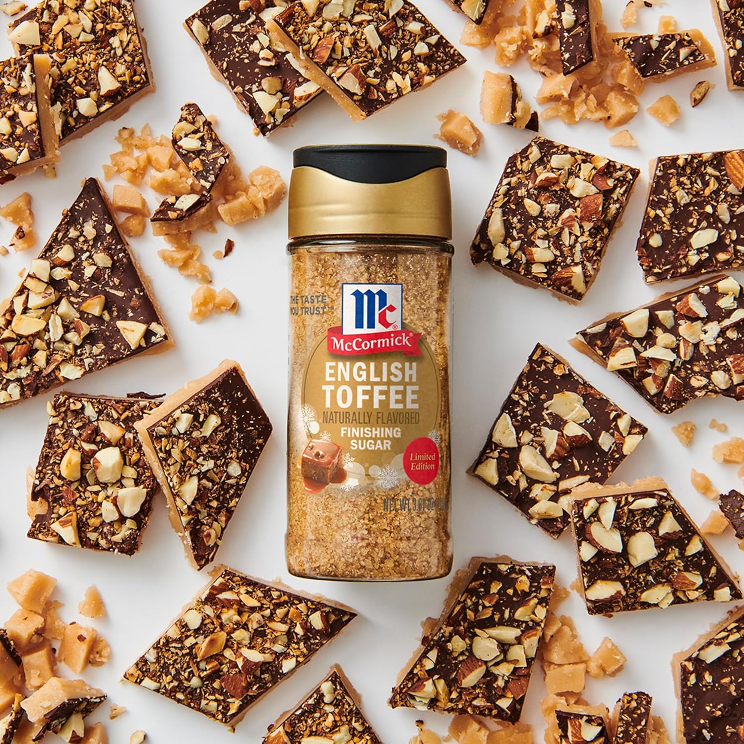 McCormick Finishing Sugar – Secret Santa & Valentine's Day Gift Idea, Multi-Flavor Limited Edition Sprinkle