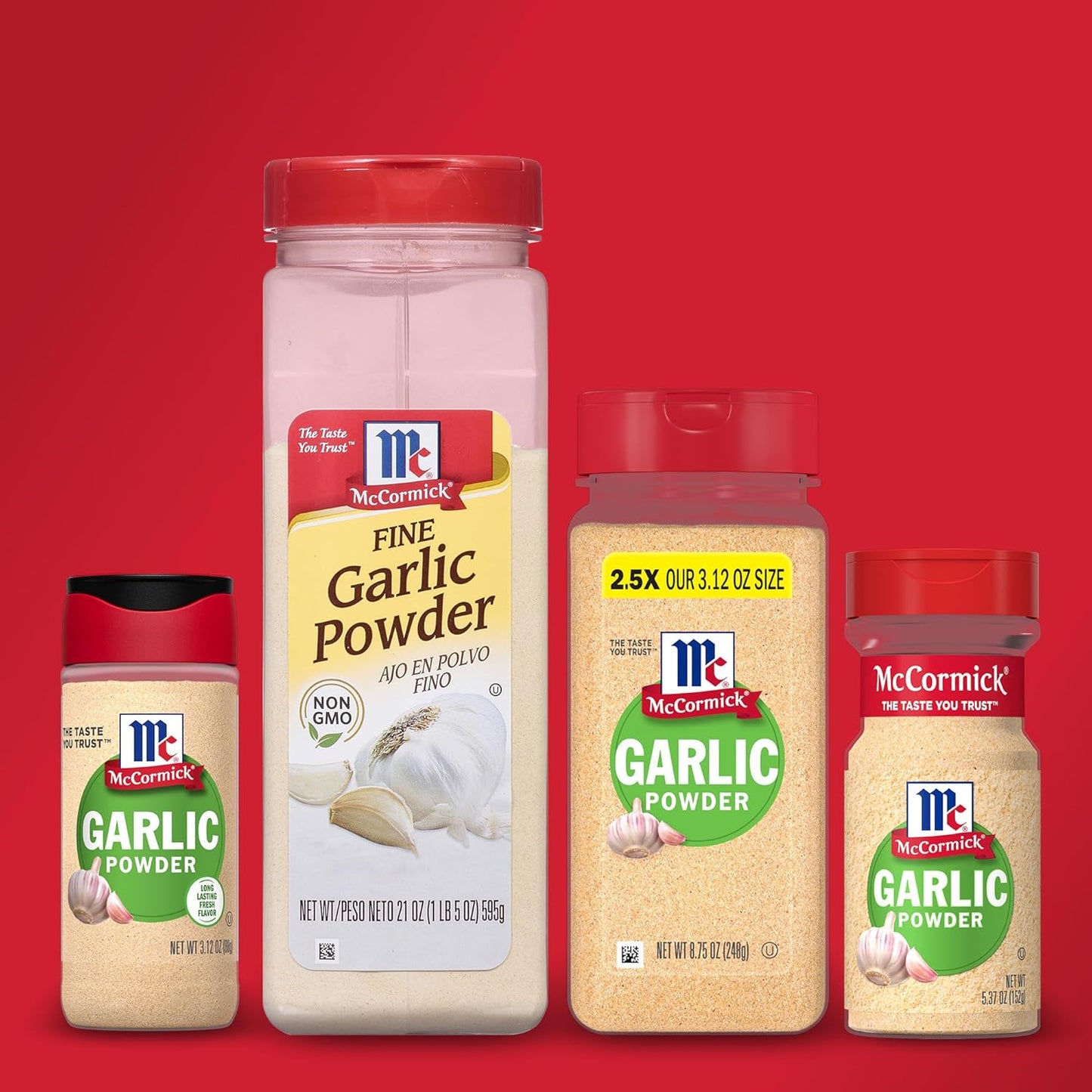 McCormick Garlic Powder – Bulk Size for Efficient Batch Cooking and Rubs, 8.75 oz
