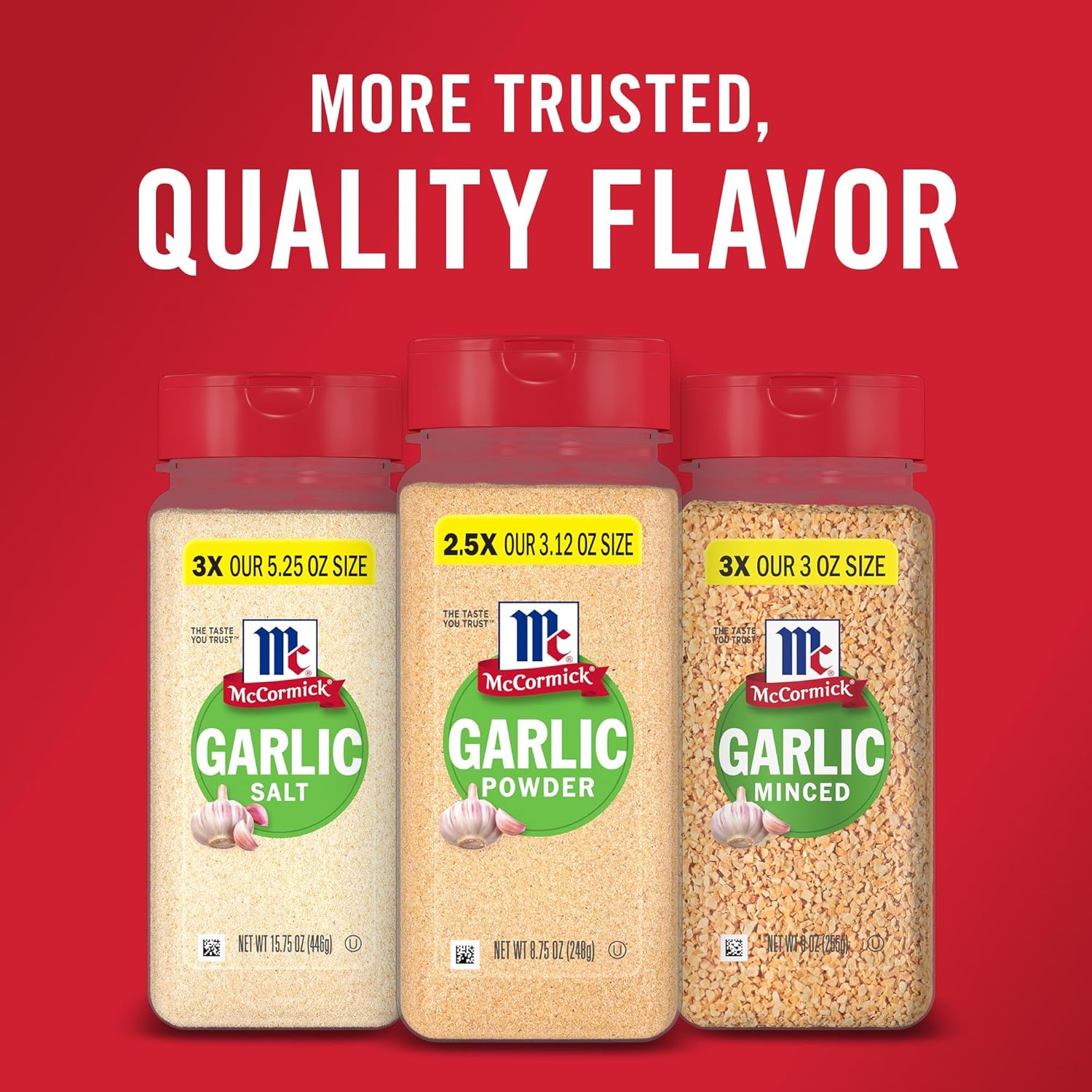 McCormick Garlic Powder – Bulk Size for Efficient Batch Cooking and Rubs, 8.75 oz