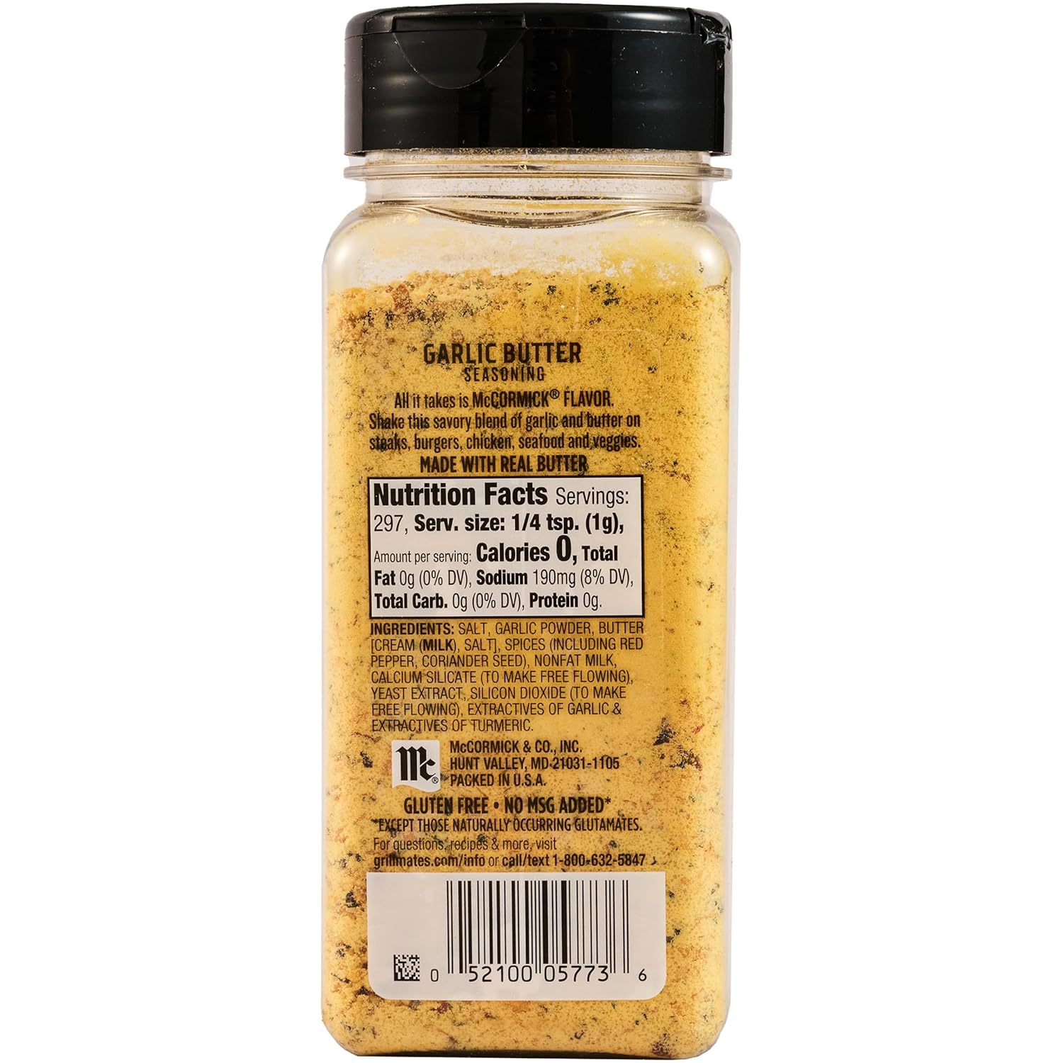 McCormick Grill Mates Garlic Butter Seasoning Housewarming Gift for Grilling Lovers and Home Cooks