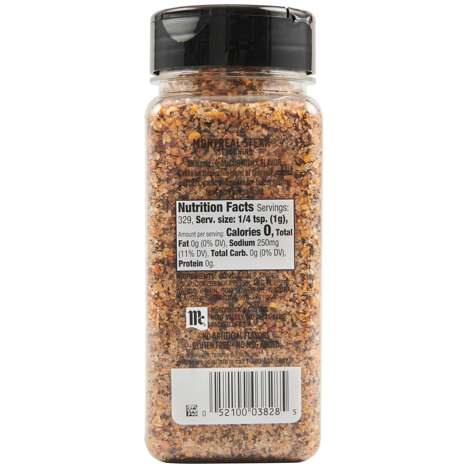 McCormick Grill Mates Montreal Steak Seasoning – Weather-Ready Shaker Bottle for Campfire Steaks and Outdoor Dining