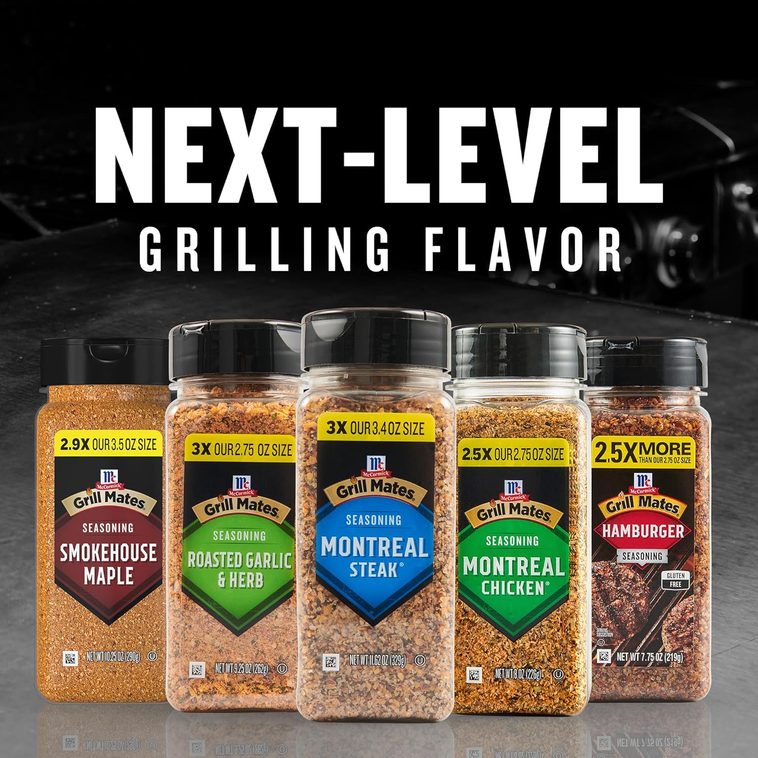 McCormick Grill Mates Montreal Steak Seasoning – Weather-Ready Shaker Bottle for Campfire Steaks and Outdoor Dining