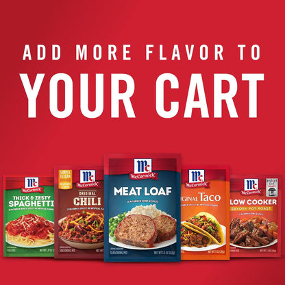McCormick Meat Loaf Seasoning Mix – Wholesome Comfort Food Seasoning for Nourishing Family Dinners