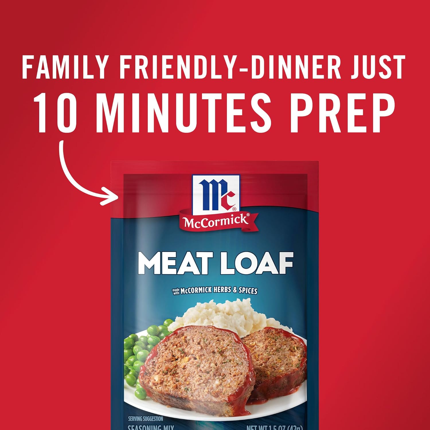 McCormick Meat Loaf Seasoning Mix – Wholesome Comfort Food Seasoning for Nourishing Family Dinners