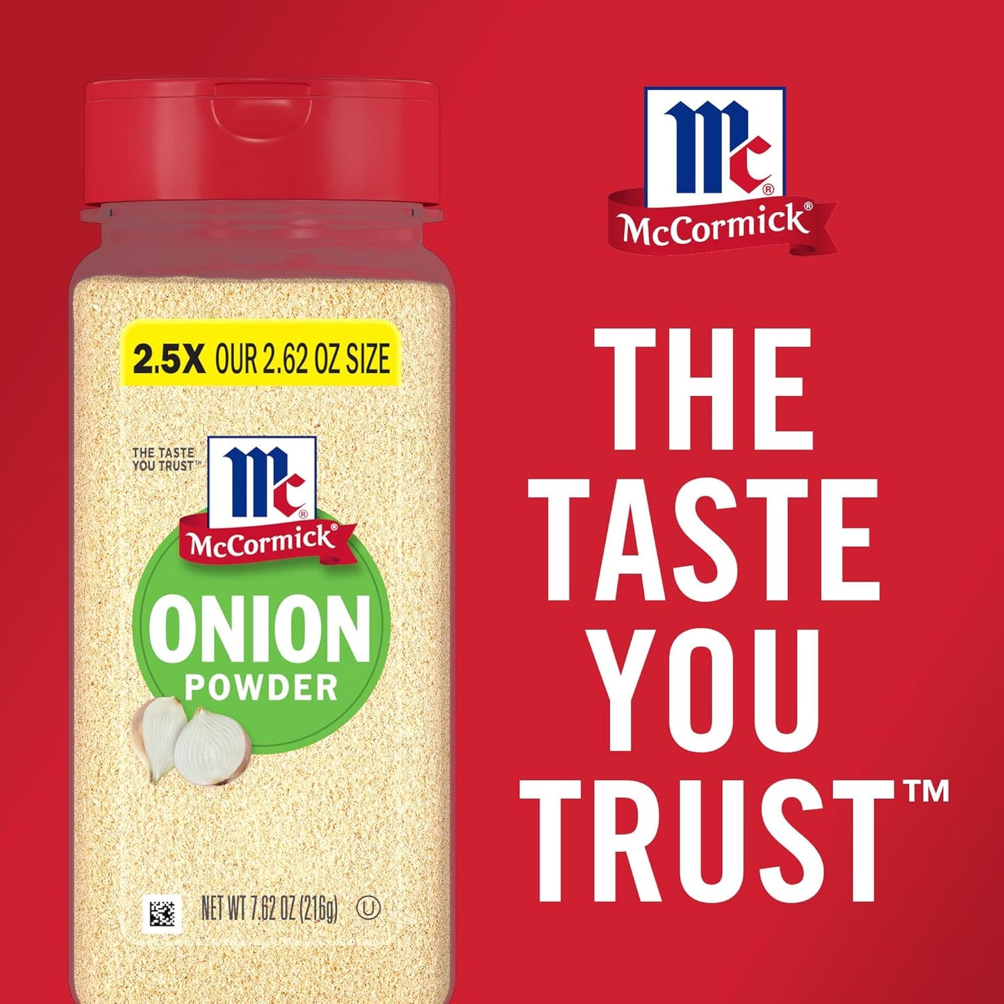 McCormick Onion Powder 7.62 oz – Spice Rub for Smoked Meats and Patio Cookouts