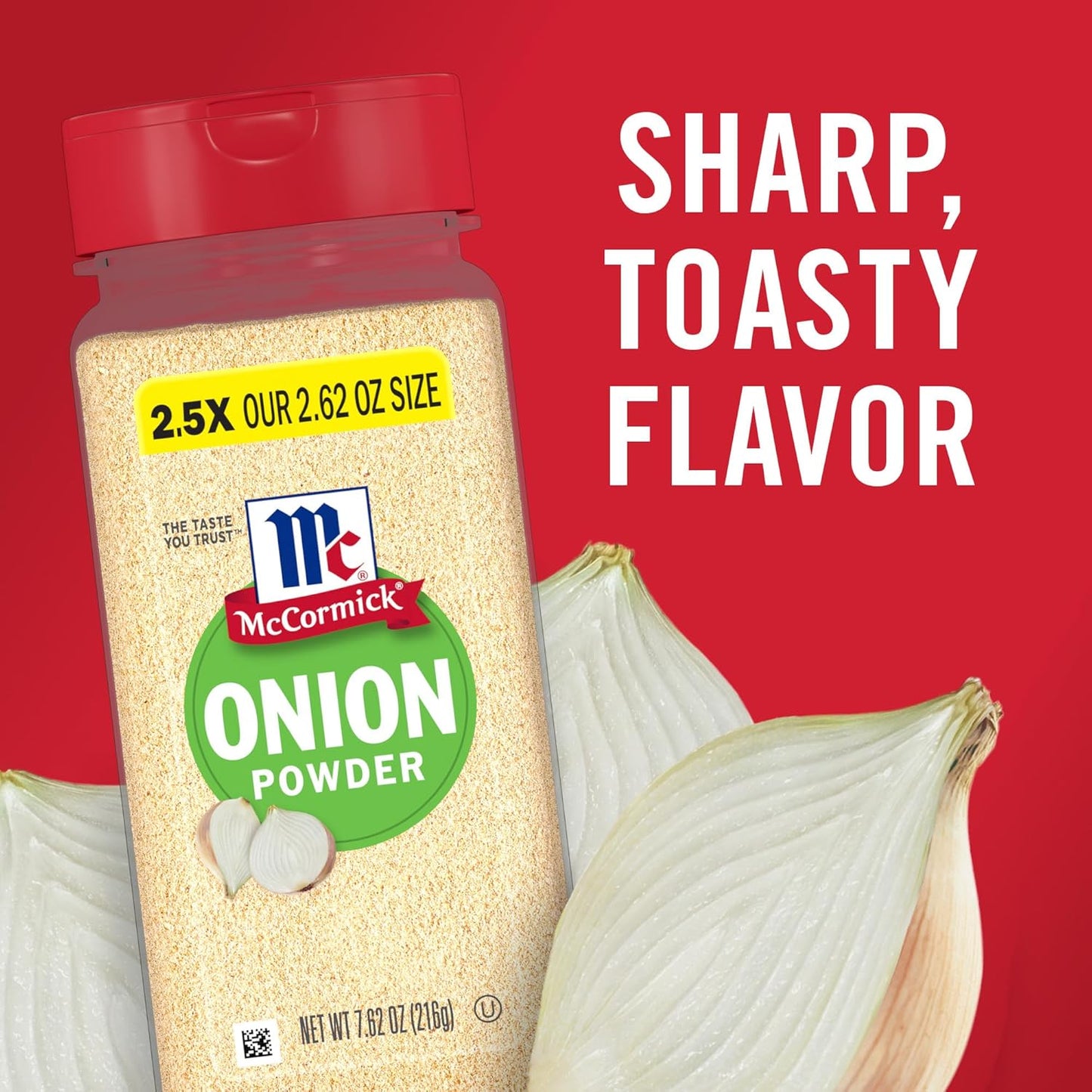 McCormick Onion Powder 7.62 oz – Spice Rub for Smoked Meats and Patio Cookouts