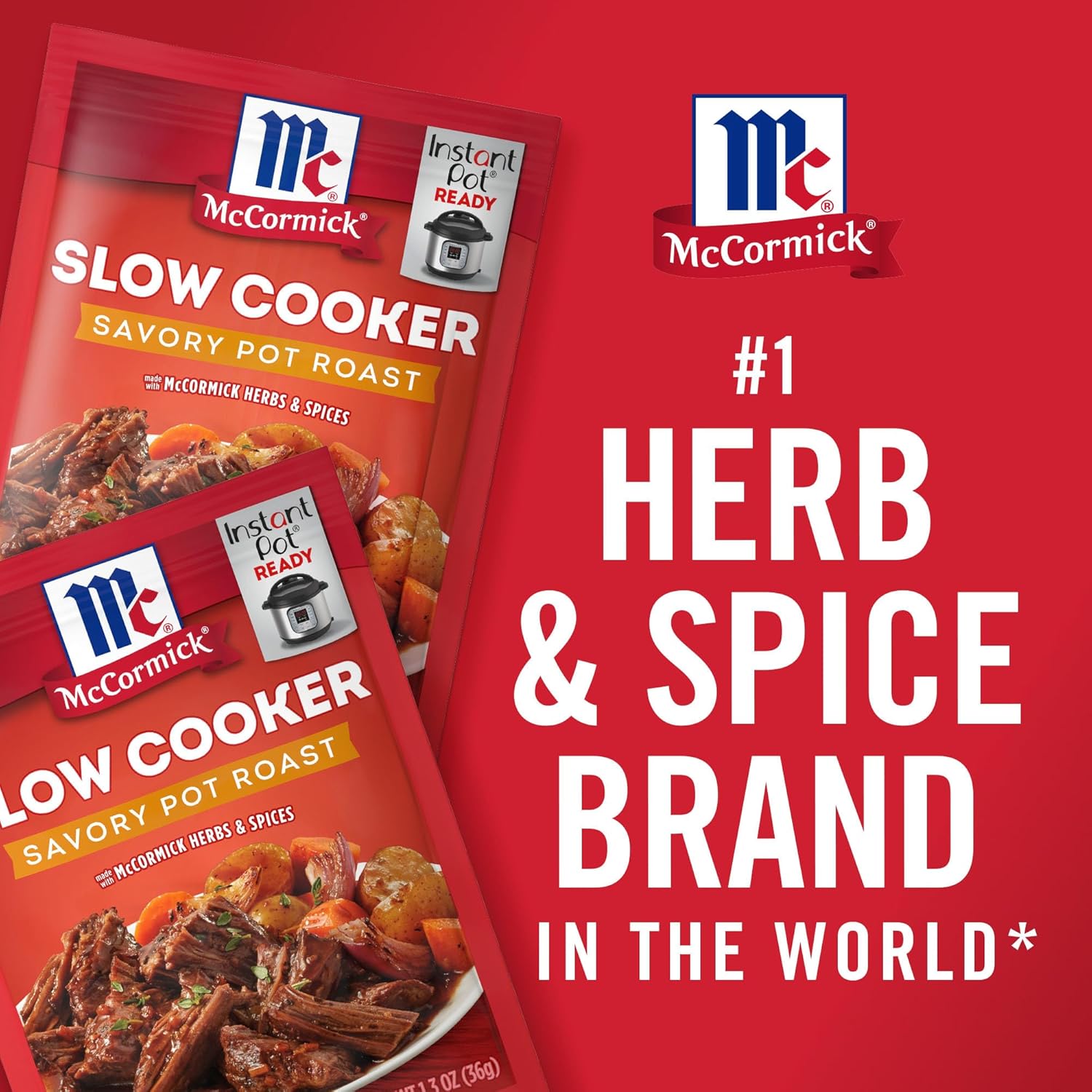 McCormick Pot Roast Mix – Easy Family Dinner Packet for Busy Parents and Kid-Approved Meals