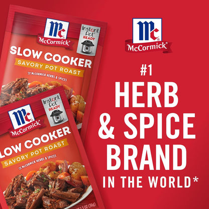 McCormick Pot Roast Mix – Easy Family Dinner Packet for Busy Parents and Kid-Approved Meals