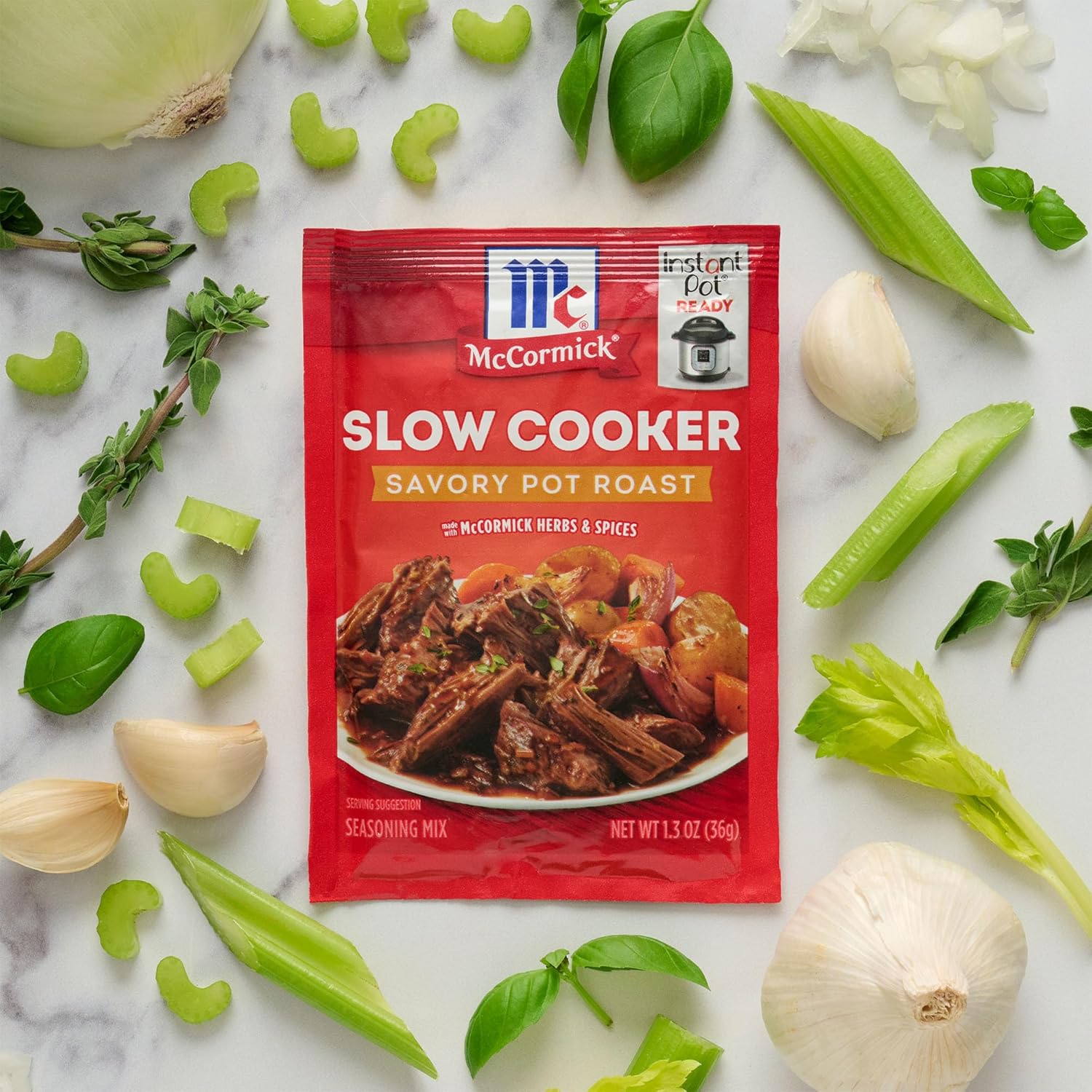 McCormick Pot Roast Mix – Easy Family Dinner Packet for Busy Parents and Kid-Approved Meals