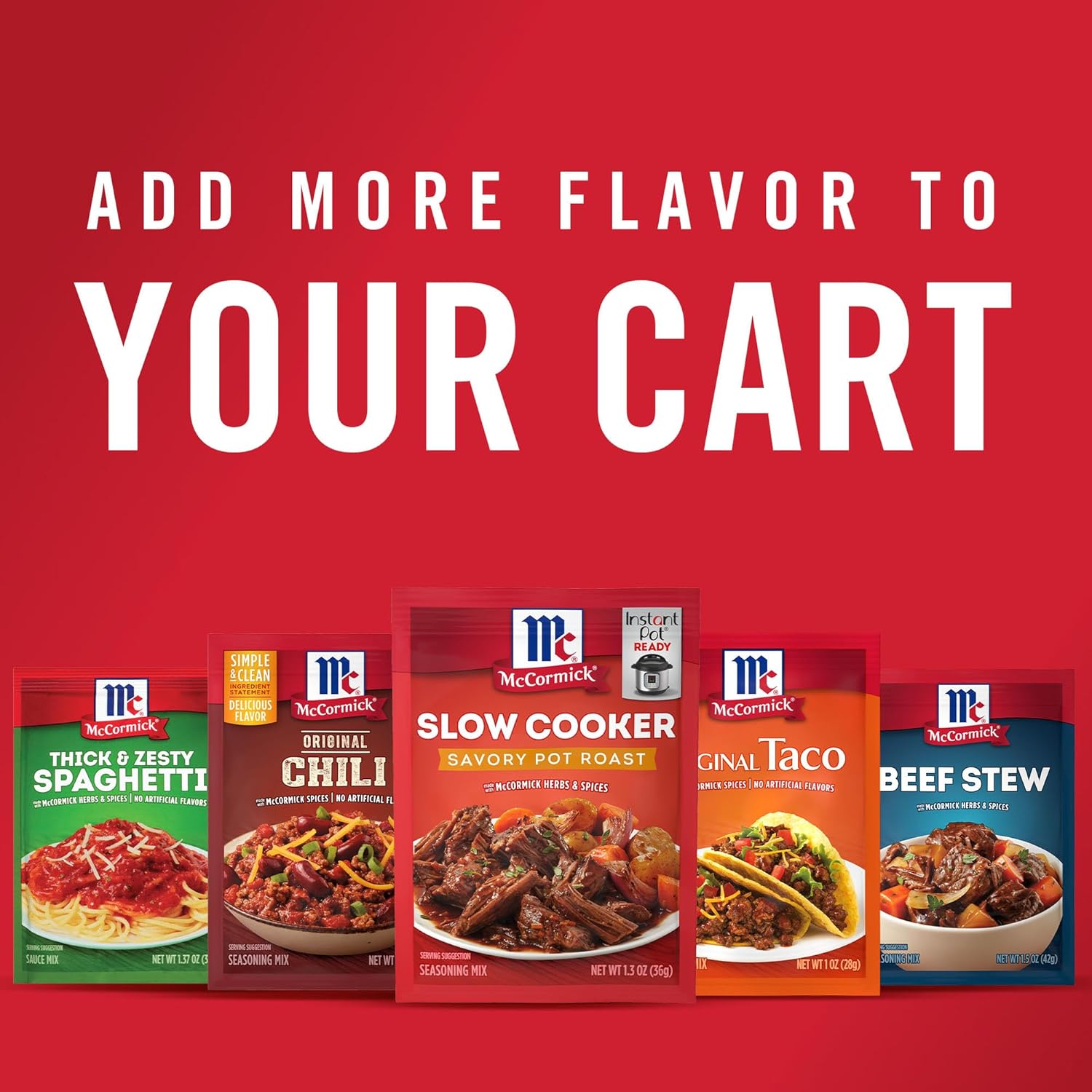 McCormick Pot Roast Mix – Easy Family Dinner Packet for Busy Parents and Kid-Approved Meals