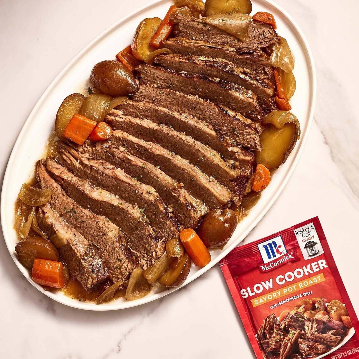 McCormick Pot Roast Mix – Easy Family Dinner Packet for Busy Parents and Kid-Approved Meals
